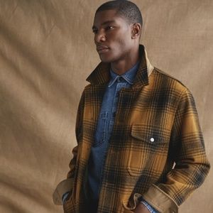 Todd Snyder - ITALIAN WOOL CRUISER JACKET IN YELLOW PLAID - NWT